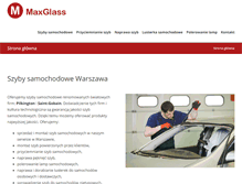 Tablet Screenshot of maxglass.pl